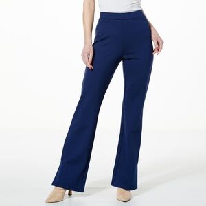 Colleen Lopez Perfect 10 Flare Leg Ponte Pant New XS